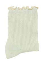 ICHI Accessories Mitty Socks - Cloud Dancer