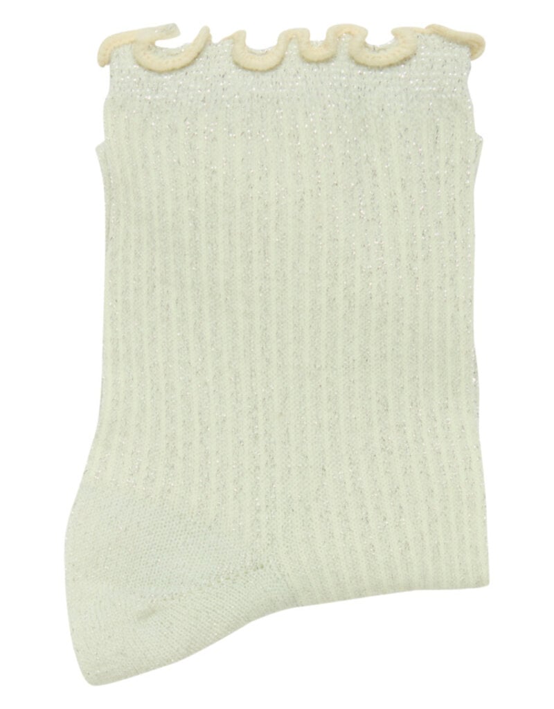 ICHI Accessories Mitty Socks - Cloud Dancer