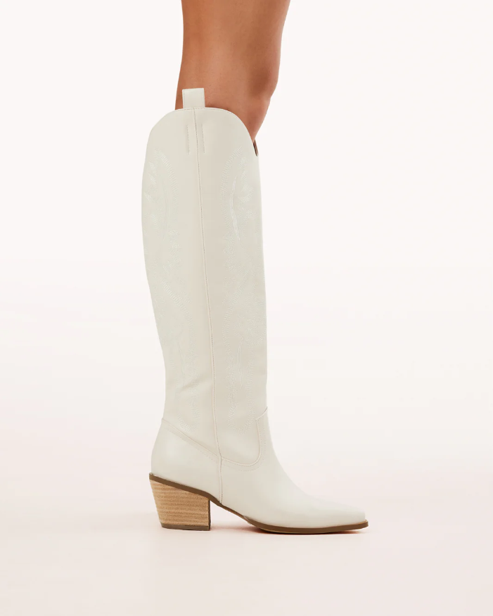 yellowBONE LONG BOOTS ホワイト Dolores Boots - Adorn Boutique
