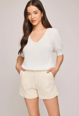 Gentle Fawn Ritz Cotton Twill Shorts