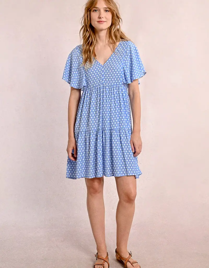 Molly Bracken Nellie Tiered Dress with Sleeves (FINAL SALE)