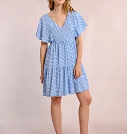 Molly Bracken Nellie Tiered Dress with Sleeves