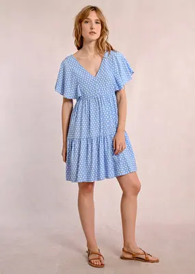 Molly Bracken Nellie Tiered Dress with Sleeves