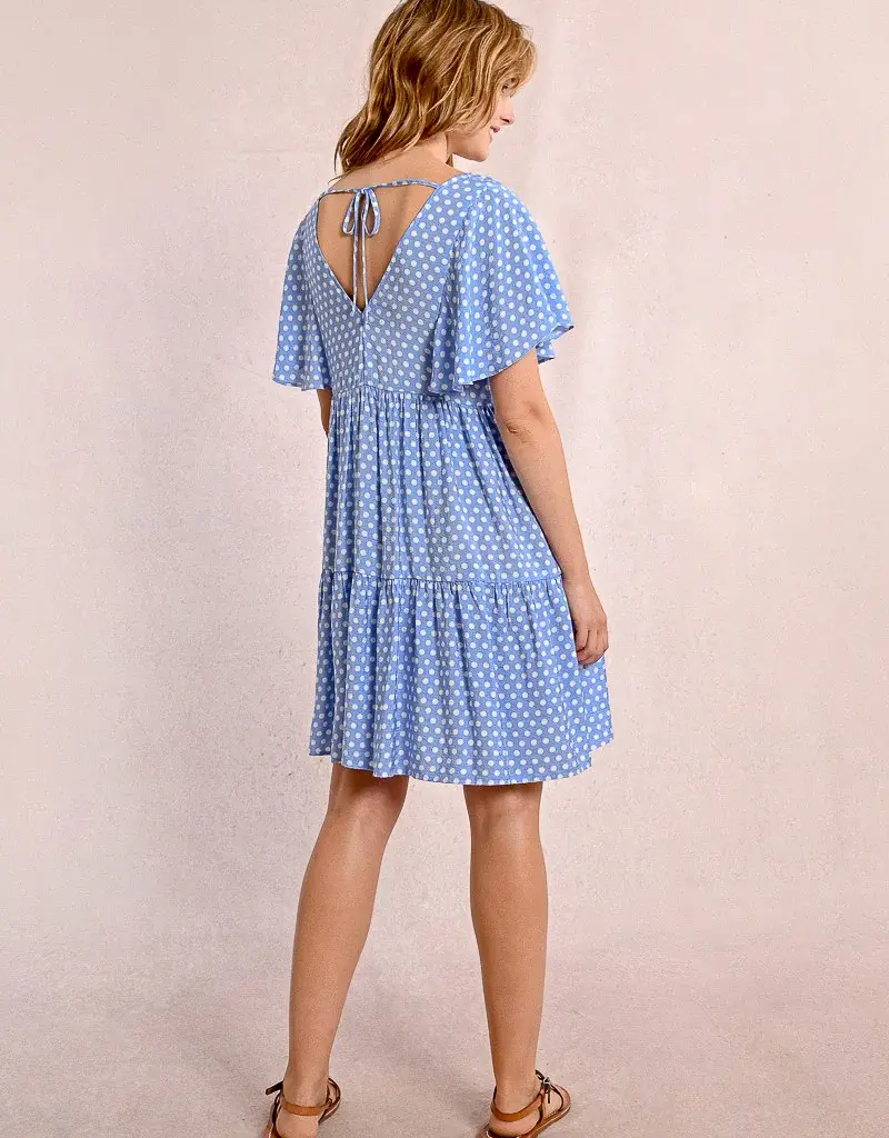 Molly Bracken Nellie Tiered Dress with Sleeves (FINAL SALE)