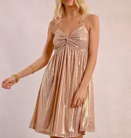 Molly Bracken Champagne Mini Dress