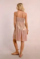 Molly Bracken Champagne Mini Dress (FINAL SALE)