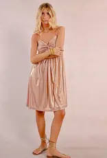Molly Bracken Champagne Mini Dress (FINAL SALE)