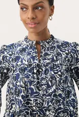 Part Two Nickeline Navy Floral Blouse