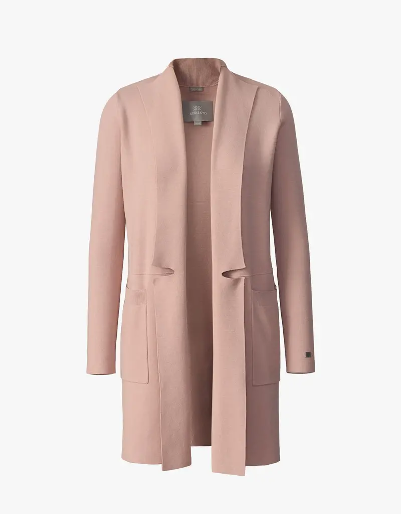 Soia and Kyo Benela Cardigan in Blush Pink