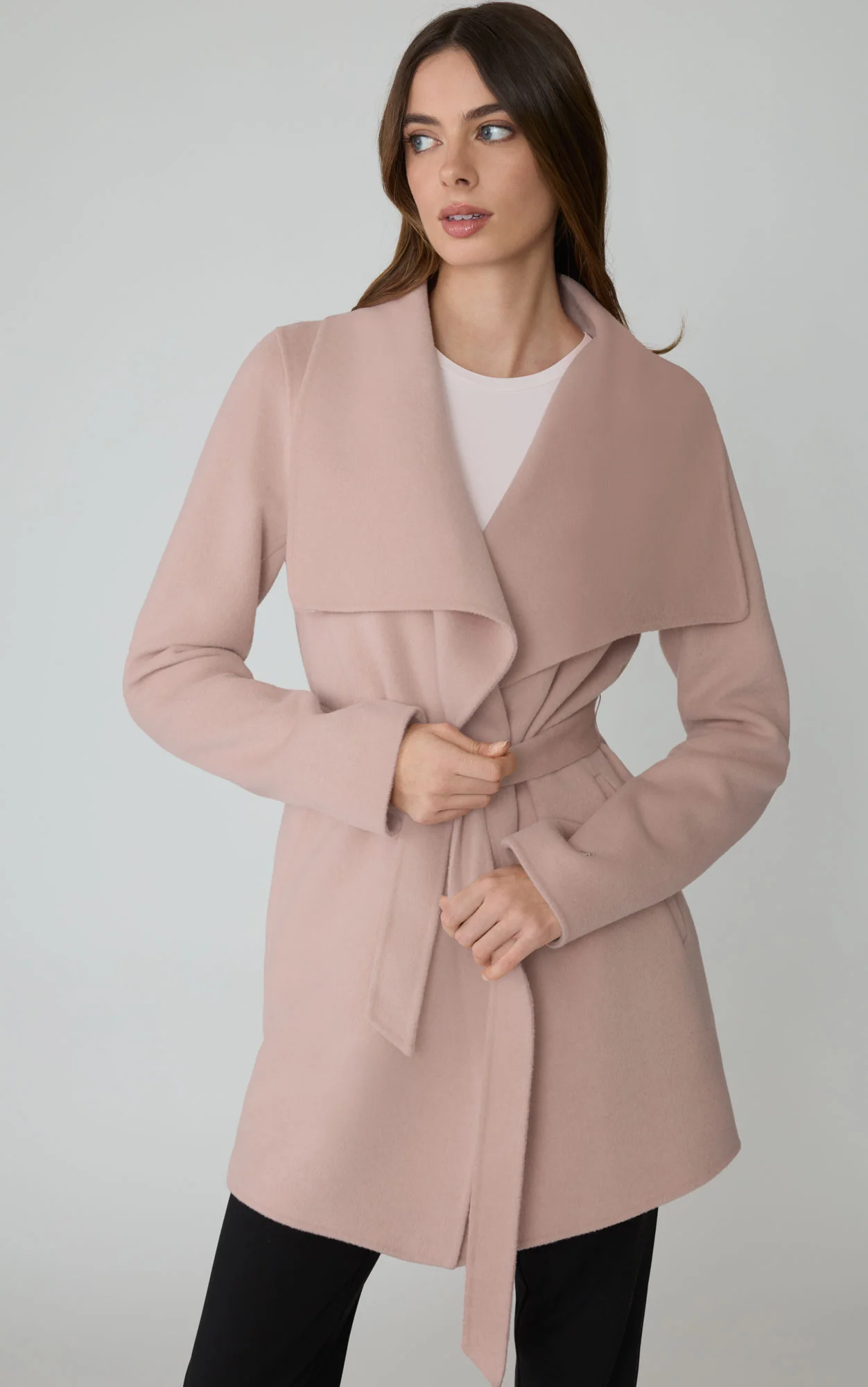 【Luan】2WAY SHAGGY COLLAR COAT（XS） Luan 2WAY SHAGGY COLLAR COAT