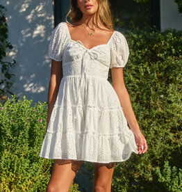 Dress Forum Laters Baby Eyelet Mini Dress *Only One Left - Small*