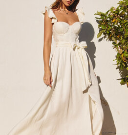 Dress Forum Heaven Sent Bustier Flutter Dress in Ivory