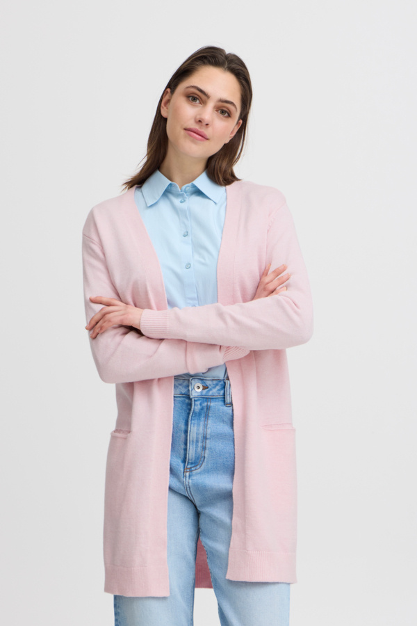 Nonina Cardigan in Rose Pink - Adorn Boutique
