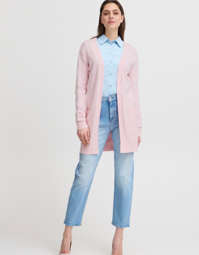 B.Young Nonina Cardigan in Rose Pink