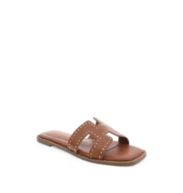 Billini Gordy Sandal in Tan with Gold Stud