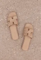 Billini Gordy Sandal in Taupe Nubuck