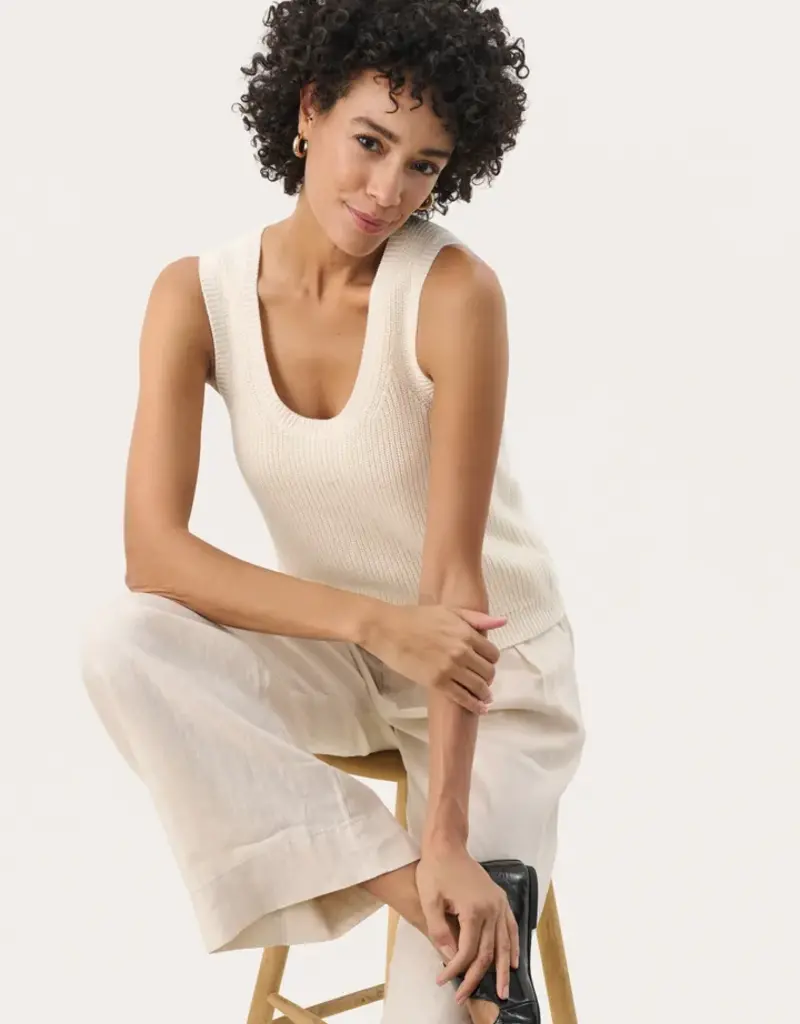 Part Two Nirmala Cotton Cashmere Knit Tank