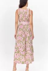 Greylin Nali Print Tie Shoulder Maxi Dress