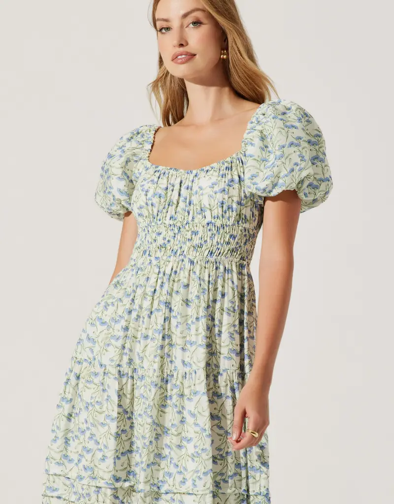 ASTR Florentina Tiered Maxi Dress