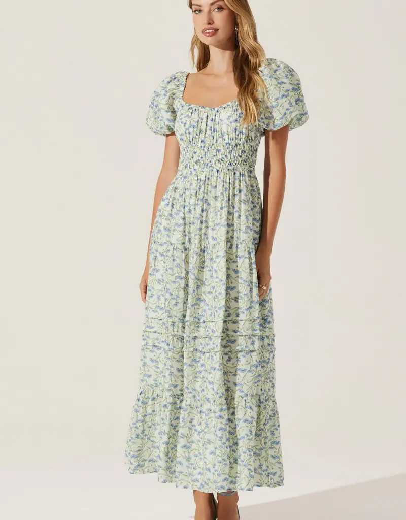 ASTR Florentina Tiered Maxi Dress
