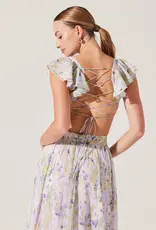 ASTR Primrose Pleated Floral Dress