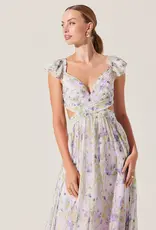 ASTR Primrose Pleated Floral Dress