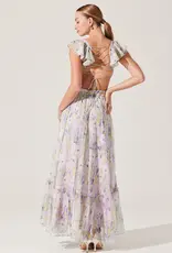 ASTR Primrose Pleated Floral Dress