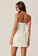 ASTR Melani Mini Dress With Peekaboo Lace