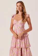 ASTR Midsummer Dress in Pink Floral