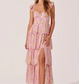 ASTR Midsummer Dress in Pink Floral