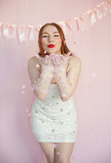 Mable Mindy Floral Sequin Mini Dress