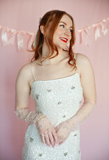 Mable Mindy Floral Sequin Mini Dress
