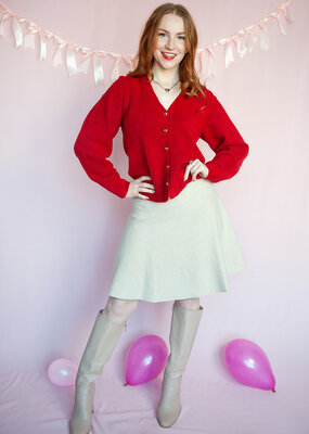 Part Two Vikes Knitted Skirt