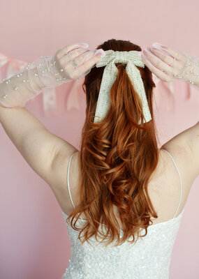 Covetd Blossom Beaded Hair Bow