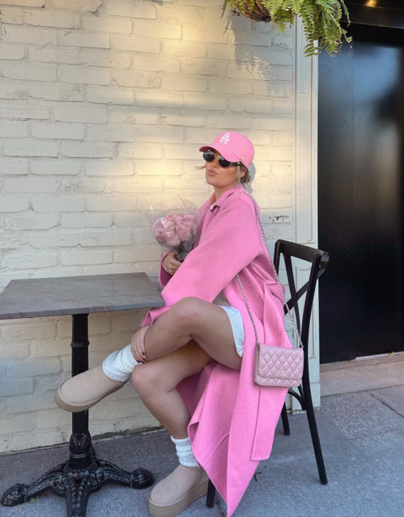 InWear Tilla Long Coat in Cashmere Rose (FINAL SALE)