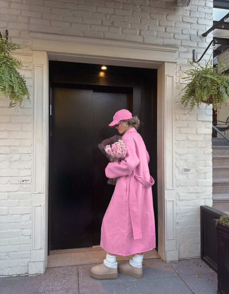 InWear Tilla Long Coat in Cashmere Rose (FINAL SALE)