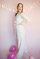 Saltwater Luxe Peony Sheer Lace Top