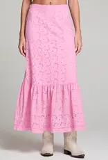 Saltwater Luxe Tatum Maxi Skirt in Pink