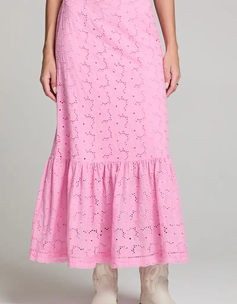 Saltwater Luxe Tatum Maxi Skirt in Pink