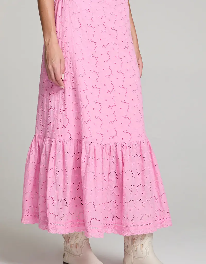 Saltwater Luxe Tatum Maxi Skirt in Pink