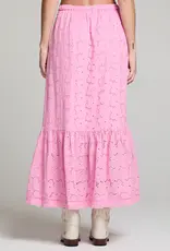 Saltwater Luxe Tatum Maxi Skirt in Pink