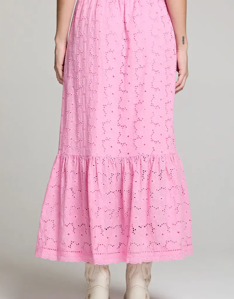 Saltwater Luxe Tatum Maxi Skirt in Pink