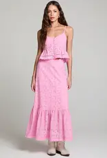 Saltwater Luxe Tatum Maxi Skirt in Pink