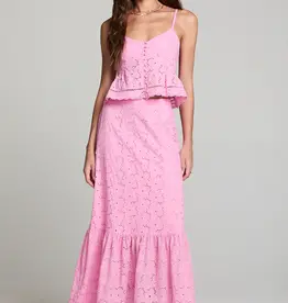 Saltwater Luxe Tatum Maxi Skirt in Pink
