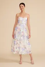 Lucy Paris Edda Lace Midi Dress