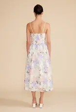 Lucy Paris Edda Lace Midi Dress