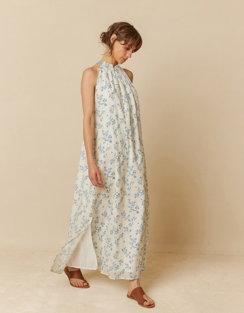 Indi and Cold Manuella Adjustable Halter Neck Maxi Dress