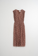 Indi and Cold Harmony Crossover Elastic Cotton Maxi Dress