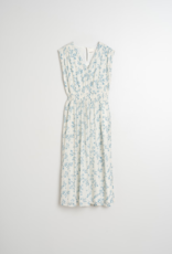 Indi and Cold Harmony Crossover Elastic Cotton Maxi Dress