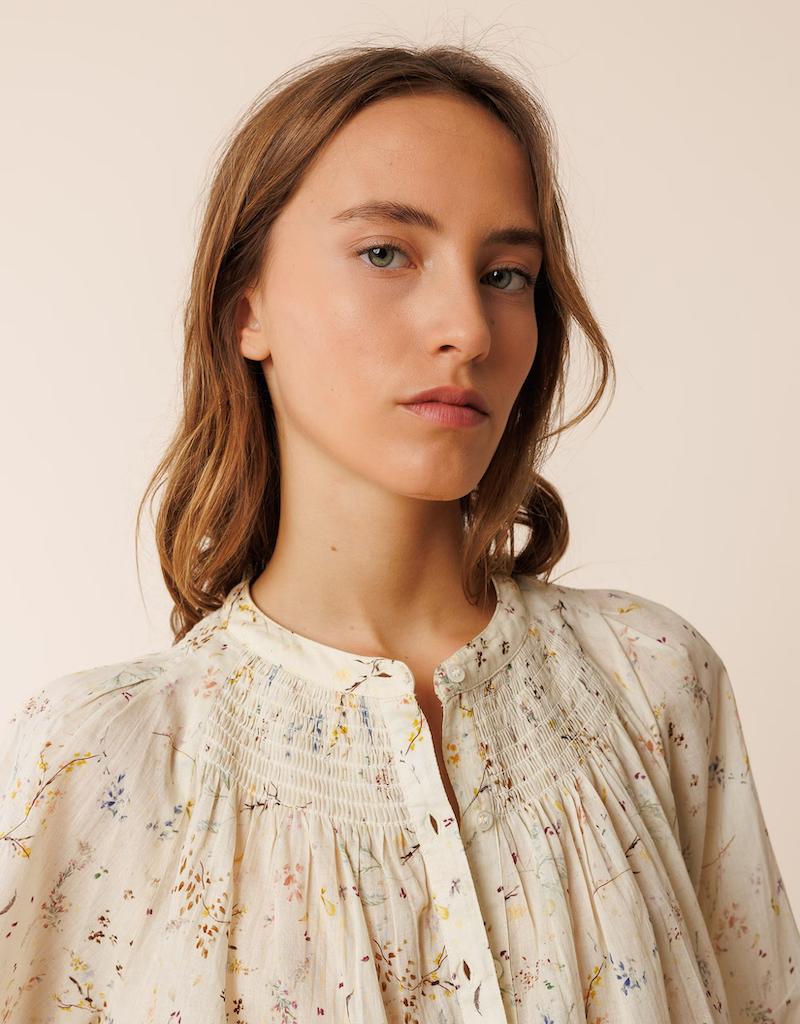 Indi and Cold Anora Organic Cotton Raglan Blouse